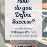 Are you struggling to define success in your life? Is it becoming increasingly difficult to stay motivated, to create new habits, and to work toward your life goals? Then deliberately invest 1 minute of your day to redefine success by defining 3 things it's not so that you can focus on measuring success one day at a time. #successtips #redefine #lifehacks #theexpectationgaps #1minutemotivation