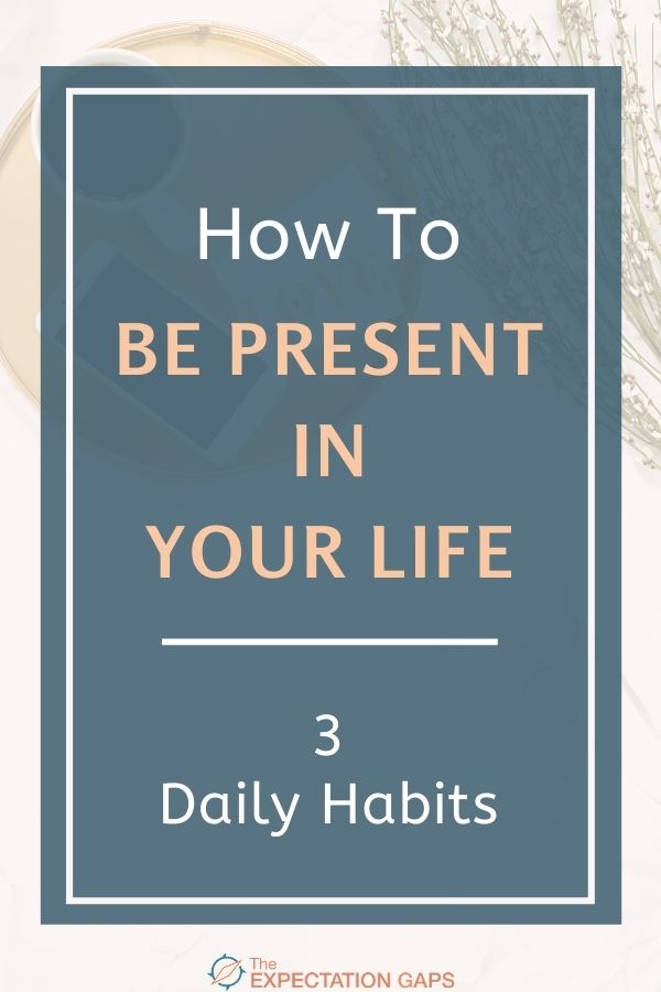 How can you be present and live mindfully when you're faced with so many thoughts, distractions, and temptations on a daily basis? It's not easy, is it? If you could use some inspiration, click through to find 3 tips that are working for me. They just might work for you too! #mindfulliving #intentionalliving #wellbeing #dailyhabits #lifelessons