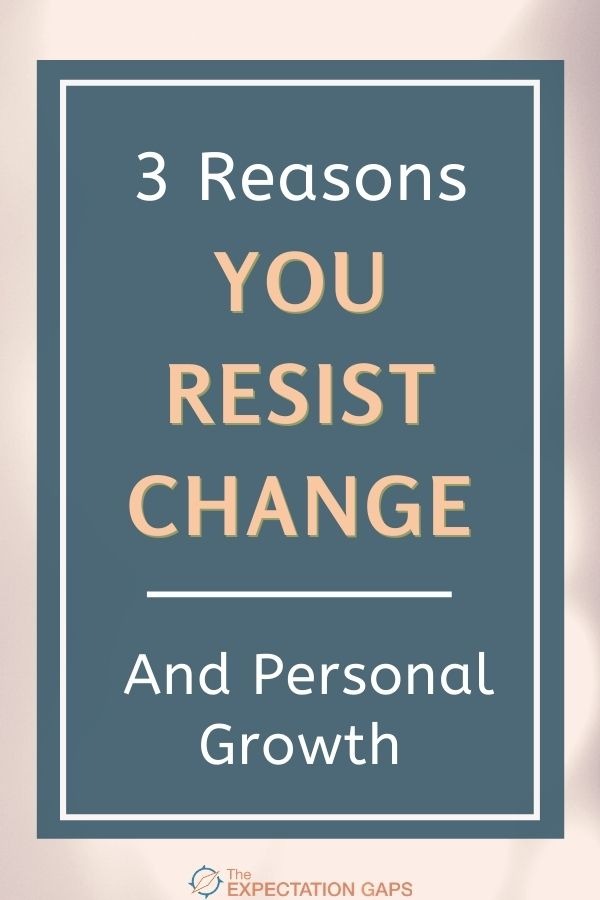 You resist change. Even when it's a positive change. Even when that change could lead to personal growth. Even when resisting change is as good as self-sabotage. Why? We'll discuss 3 reasons (barriers to growth) in this short essay. #growthmindset #selfawareness #personalgrowth #wellbeing #intentionalliving #successtips